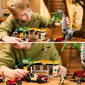 Jurassic Park Jurassic World Raptor & Titanosaurus Tracking Mission By Lego - Bear Hugs