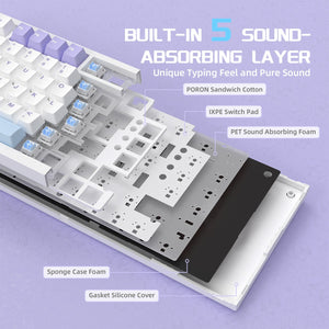 ATTACK SHARK x AJAZZ AK820 Pro Gasket Keyboard