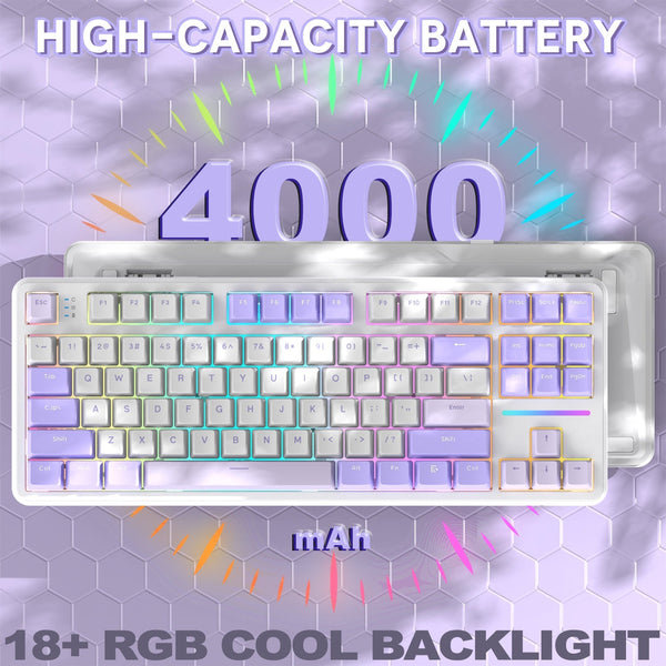 ATTACK SHARK X87 Tri-Mode Gasket Mechanical Keyboard