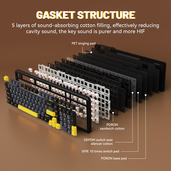 ATTACK SHARK X98 Wireless Mechanical Keyboard