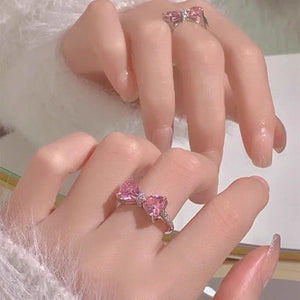 Hello Kitty Pink Bow Promise Ring - Bear Hugs