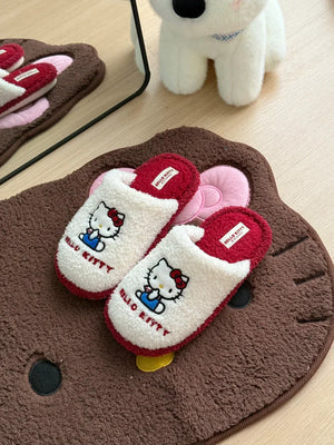 Hello Kitty Crimson Comfort Lounge Slippers