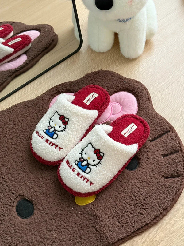 Hello Kitty Crimson Comfort Lounge Slippers