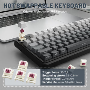 ATTACK SHARK X98PRO Wireless Gaming Keyboard - Bear Hugs
