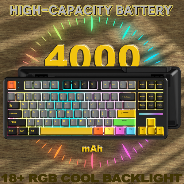 ATTACK SHARK X87 Tri-Mode Gasket Mechanical Keyboard