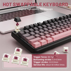 ATTACK SHARK X98PRO Wireless Gaming Keyboard - Bear Hugs