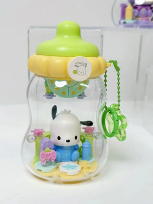 Sanrio Characters Baby Bottle Building Blocks Blind Box Keychain - Bear Hugs