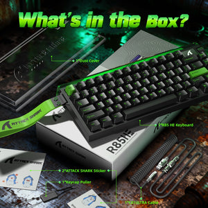 ATTACK SHARK R85 HE Rapid Trigger Keyboard