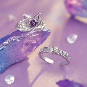 Kuromi "Love Never Fails" Ring Set Gift - Bear Hugs