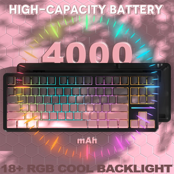 ATTACK SHARK X87 Tri-Mode Gasket Mechanical Keyboard