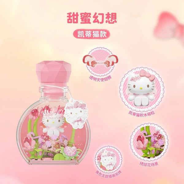 Sanrio Flower Angel Perfume Bottle Building Blocks