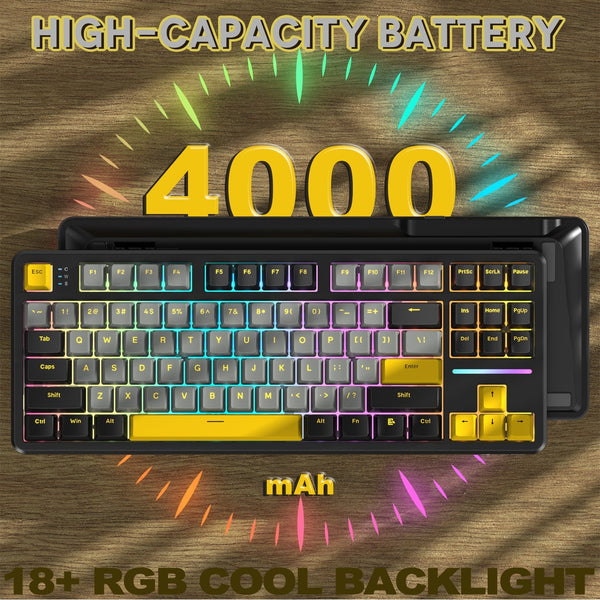 ATTACK SHARK X87 Tri-Mode Gasket Mechanical Keyboard