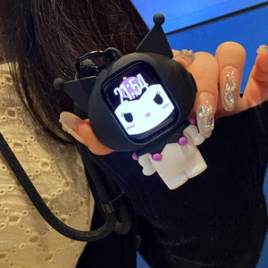 Kuromi Shape Silicone Apple Watch Case for iWatch Series - Bear Hugs