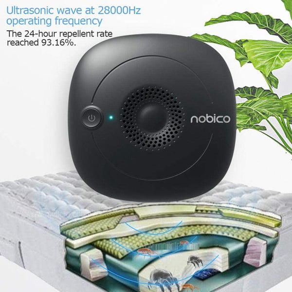 Nobico Ultrasonic Pest EU Plug Repeller, Powerful Plug-In Rodent Electromagnetic Repellent Pest Deterrent Dust Mite Controller With Night Light For Insects Rodents Mice Rats Flies Ants(Black) - Bear Hugs