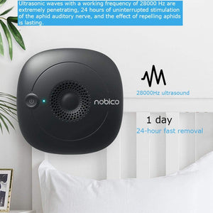 Nobico Ultrasonic Pest EU Plug Repeller, Powerful Plug-In Rodent Electromagnetic Repellent Pest Deterrent Dust Mite Controller With Night Light For Insects Rodents Mice Rats Flies Ants(Black) - Bear Hugs