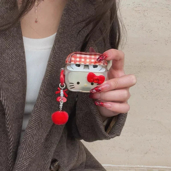 Kawaii Kitty AirPods Case For Iphone PN7033 - Bear Hugs