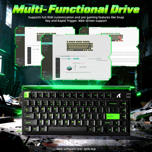 ATTACK SHARK R85 HE Rapid Trigger Keyboard