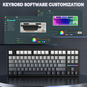 ATTACK SHARK X87 Tri-Mode Gasket Mechanical Keyboard
