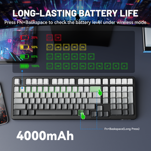 ATTACK SHARK X98 Wireless Mechanical Keyboard