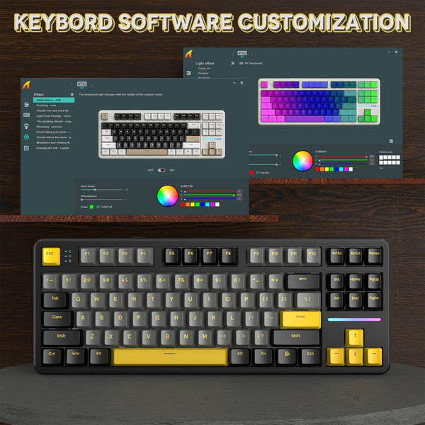 ATTACK SHARK X87 Tri-Mode Gasket Mechanical Keyboard