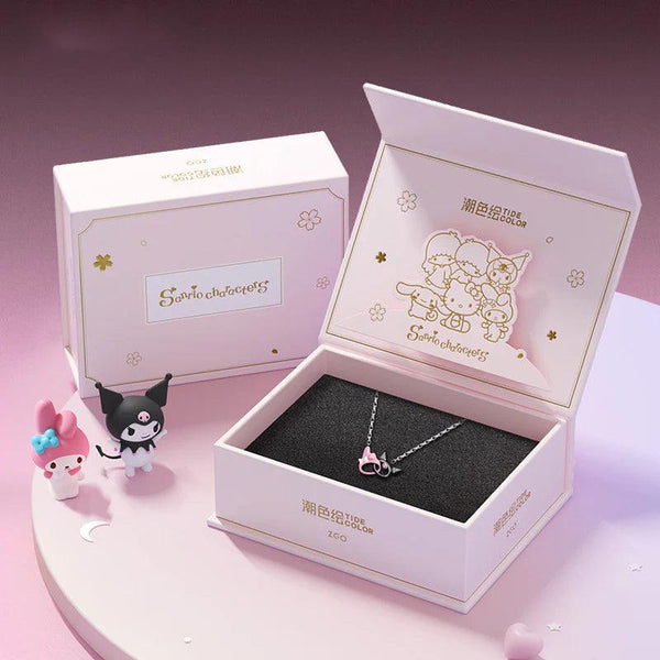 My Melody and Kuromi Hook Together Necklace - Bear Hugs