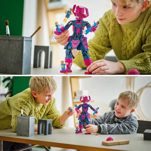 Uper Heroes Marvel Fantastic Four Vs. Galactus Construction Figure By Lego - Bear Hugs