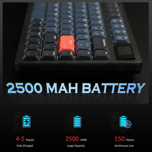 ATTACK SHARK x AJAZZ AK832 Mechanical Keyboard - Bear Hugs