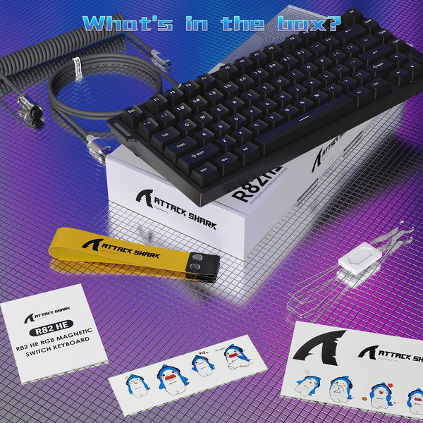 ATTACK SHARK R82 HE Magnetic Gaming Keyboard