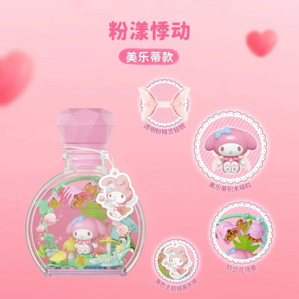 Sanrio Flower Angel Perfume Bottle Building Blocks