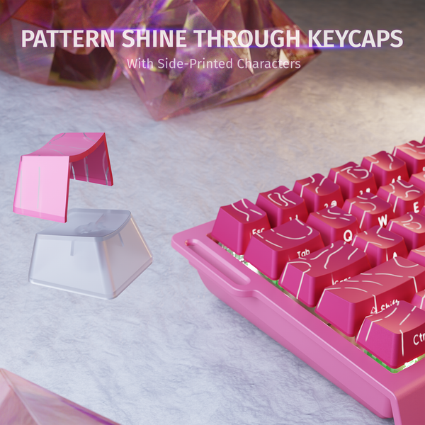ATTACK SHARK X68 HE Rapid Trigger Keyboard Magnetic Switch - Bear Hugs