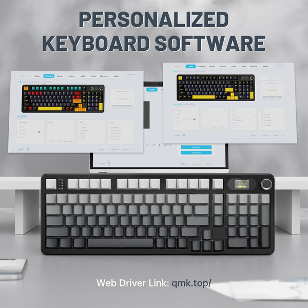 ATTACK SHARK X98PRO Wireless Gaming Keyboard - Bear Hugs