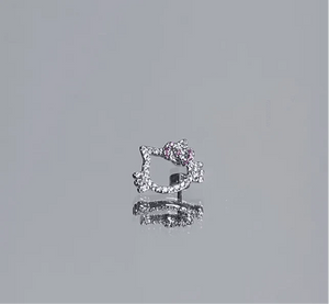 Sparkling HelloKitty Whisper Ear Cartilage Clips