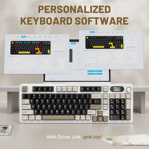 ATTACK SHARK X98PRO Wireless Gaming Keyboard - Bear Hugs
