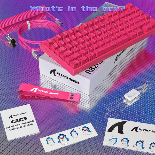 ATTACK SHARK R82 HE Magnetic Gaming Keyboard