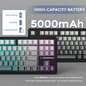 ATTACK SHARK M87 PRO Wireless Mechanical Keyboard