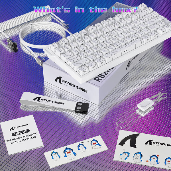ATTACK SHARK R82 HE Magnetic Gaming Keyboard