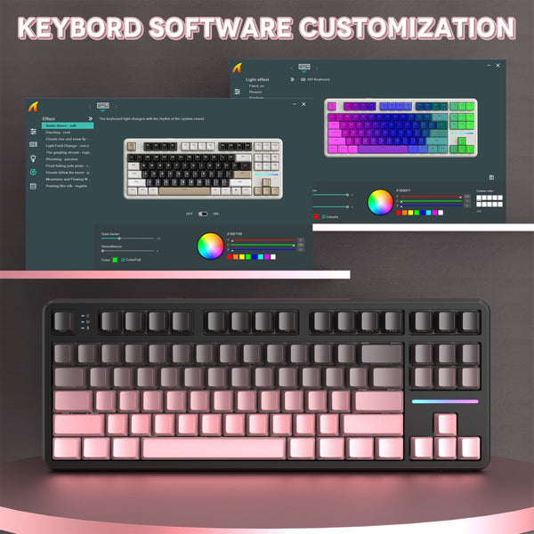 ATTACK SHARK X87 Tri-Mode Gasket Mechanical Keyboard