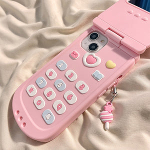 Lovely Flip Phone Case for iphone 12/12pro/12pro max/13/13pro/13pro max/14/14pro/14pro max/15/15pro/15pro max PN6721 - Bear Hugs