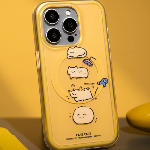 Yellow cat MagSafe case💛 - Bear Hugs