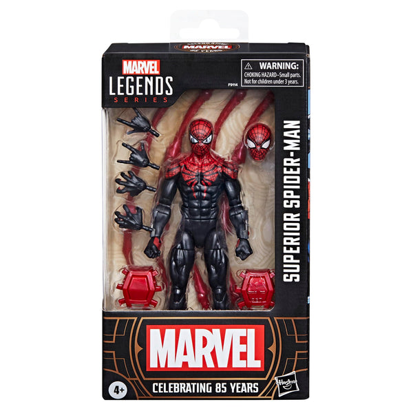 Marvel Legends Series Superior Spider-Man, Marvel 85th Anniversary Comics Collectible 6-Inch Action Figure - Bear Hugs