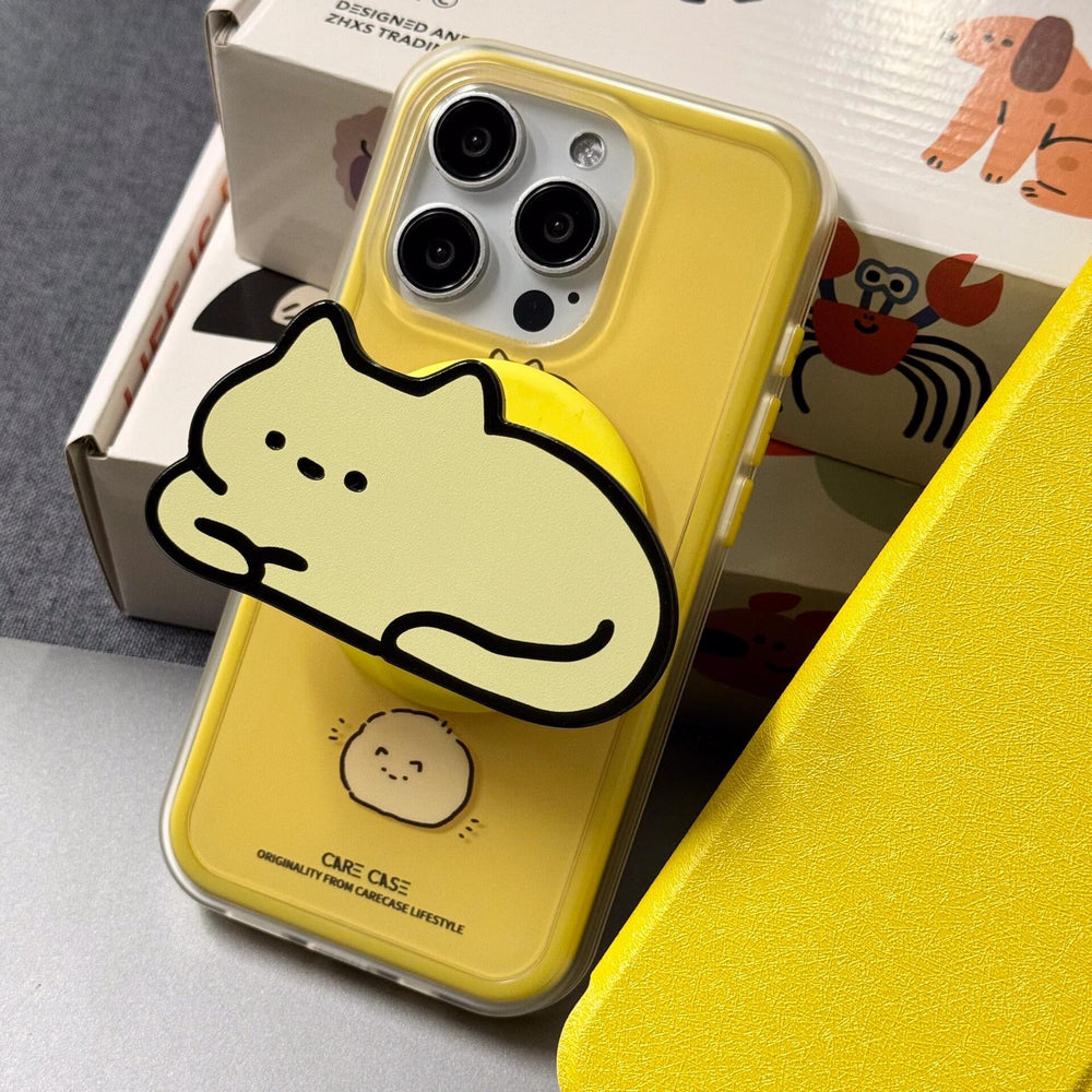 Yellow cat MagSafe case💛 - Bear Hugs