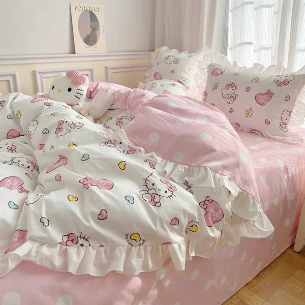 Kawaii Kitty Bedding Set PN6816 - Bear Hugs