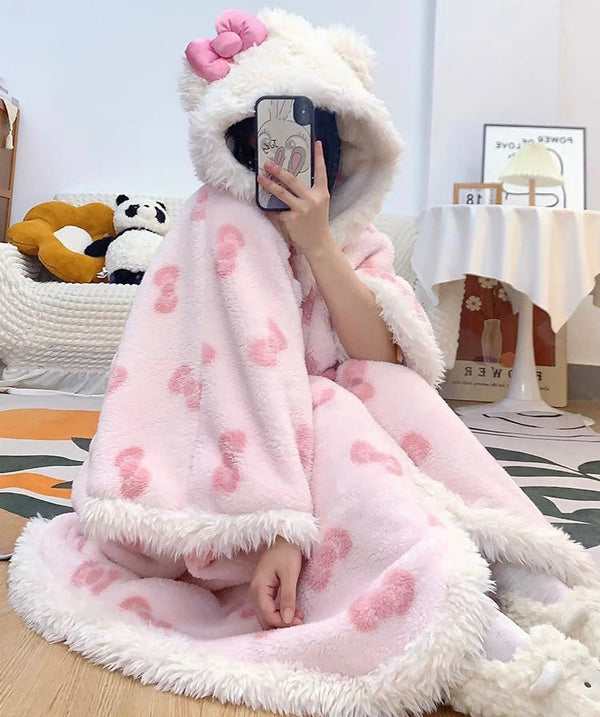 Cute Anime Winter Pajamas Gown PN6889 - Bear Hugs