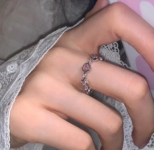 Hello Kitty Pink Bow Promise Ring - Bear Hugs