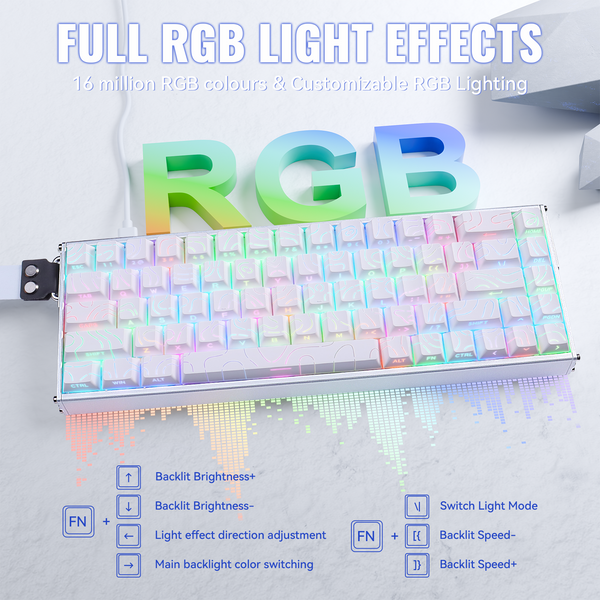 ATTACK SHARK X68 MAX HE Magnetic Aluminum Keyboard