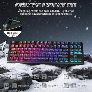 ATTACK SHARK X87 ULTRA Wireless Mechanical Keyboard With 8K Wireless Receiver - Bear Hugs