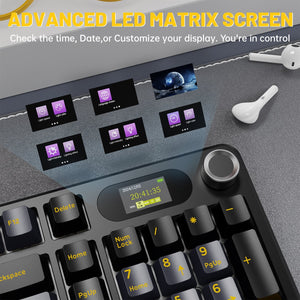 ATTACK SHARK X98PRO Wireless Gaming Keyboard - Bear Hugs