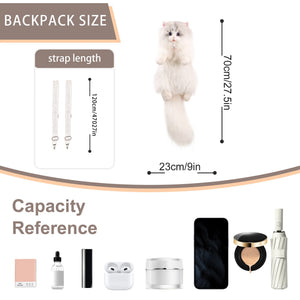 Chongker Realistic Minuet Cat Backpack - Bear Hugs