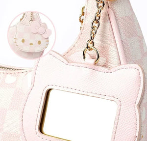 Hello Kitty Blush Pink Vanity Shoulder Bag with Mirror - Bear Hugs