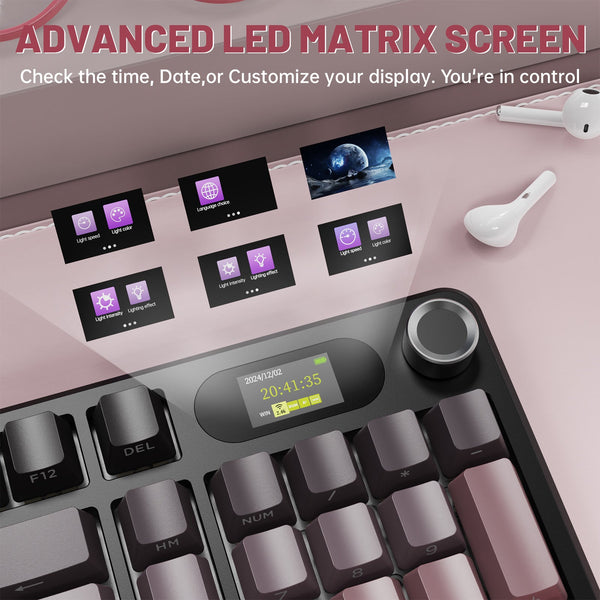 ATTACK SHARK X98PRO Wireless Gaming Keyboard - Bear Hugs